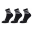 adidas 3 pár uniszex hosszú szárú zokni adidas 3S C Spw Mid 3P IC1317 Black/White