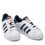 adidas Pantofi adidas Superstar J H04025 Ftwwht/Creanav/Supcol