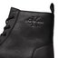 Calvin Klein Jeans Ghete Calvin Klein Jeans Eva Mid Laceup Boot Lth YM0YM00751 Triple Black 0GT