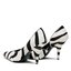Patrizia Pepe Обувки на ток Patrizia Pepe 2Z0077/L056-X2BD Black/White