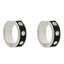 Kurt Geiger Cercei Kurt Geiger Enamel Eagle Hoops 8838205429 Black/Comb