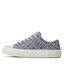 Tommy Hilfiger Teniși Tommy Hilfiger Logo All Over Low Cut Lace-Up Sneaker T3A9-32675-0034 S Denim 806