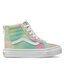 Vans Сникърси Vans Sk8-Hi Zip VN0A4BUXZQP1 Rainbow Suede Pastel Mult