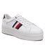 Tommy Hilfiger Сникърси Tommy Hilfiger Th Webbing Flatform Cupsole FW0FW06731 White YBR