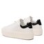 Calvin Klein Сникърси Calvin Klein Squared Flatform Cupsole Lace Up HW0HW01775 White/Black 0K8