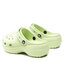 Crocs Șlapi Crocs Classic Platform Clog 206750 Celery