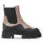 Steve Madden Ghete Jodhpur Steve Madden Merilyn SM11001689-03009-GRB Greige/Black