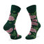 Rainbow Socks Sada 3 párů dámských vysokých ponožek Rainbow Socks Rainbow Socks Box Flower Růžová