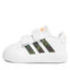 adidas Pantofi adidas Grand Court Lifestyle Hook and Loop Shoes IF2886 Alb