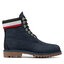 Timberland Trappers Timberland 6''Prem Rubber TB0A2M590191 Navy Nubuck W/Red