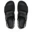 Calvin Klein Sandalen Calvin Klein Back Strap Sandal Mono Jq HM0HM00970 Black Mono Jacquard 0GK
