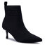 Tommy Hilfiger Botine Tommy Hilfiger Tommy Knit Kitten Heel Boot FW0FW04973 Black BDS