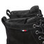 Tommy Hilfiger Kozačky Tommy Hilfiger Hilfiger Cleated Suede Boot FM0FM04191 Black BDS
