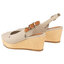 Tommy Hilfiger Espadrilky Tommy Hilfiger Iconic Elba Sling Back Wedge FW0FW04788 Stone AEP