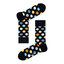 Happy Socks Șosete Înalte Unisex Happy Socks BDO01-9350 Negru