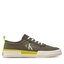 Calvin Klein Jeans Sneakers Calvin Klein Jeans Skater Vulcanized Laceup Rcotton YM0YM00414 Burnt Olive LB6