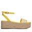 Tommy Hilfiger Еспадрили Tommy Hilfiger Th Woven Platform Sandal FW0FW07345 Vivid Yellow ZGS