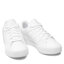 adidas Pantofi adidas Court Tourino J H00764 Ftwwht/Ftwwht/Ftwwht