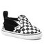Vans Teniși Vans Slip-On V Crib VN0A2XSLFB71 Black/Truewhite