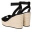 Calvin Klein Jeans Еспадрили Calvin Klein Jeans Wedge Sandal Su Con YW0YW01026 Black BDS