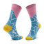 Happy Socks Σετ 4 ζευγάρια ψηλές κάλτσες unisex Happy Socks XWWF09-0201 Kolorowy