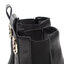 Guess Členková obuv s elastickým prvkom Guess Oakess FL7OAK LEA10 BLACK