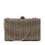 Kurt Geiger Kabelka Kurt Geiger Crystal Kensington Clutch 9102940609 Beige