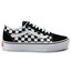 Vans Sneakers aus Stoff Vans Old Skool Platfor VN0A3B3UHRK1 (Checkerboard) Blk/Tr Wht