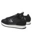 Calvin Klein Jeans Сникърси Calvin Klein Jeans Runner Sock Laceup Ny-Lth YM0YM00553 Black 01H