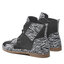 Manitu Stiefeletten Manitu 990034-01 Schwarz/Zebra