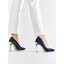 R.Polański High Heels R.Polański 0808 Granatowy Lakier