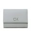 Calvin Klein Portofel Mare de Damă Calvin Klein Re-Lock Trifold Md Pbl K60K609492 DYI