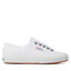 Superga Sneakers aus Stoff Superga 2750 Resin Eyelets S4117JW White/Classic Tortoiseshell A5X