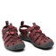 Keen Sandale Keen Clearwater Cnx Lleather 1025088 Wine/Red Dahlia