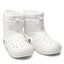 Crocs Stiefeletten Crocs Classic Lined Neo Puff Boot 206630 White/White