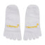 Vibram Fivefingers 2 pár/csomag unisex bokazokni Vibram Fivefingers Ghost S15G12P White
