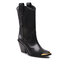 Tory Burch Polokozačky Tory Burch Western Mid Boot 75mm 145857 Perfect Black 006