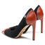 Baldowski Stilettos Baldowski D03701-1451-002 Skóra Koniak 98/Zamsz Czarny