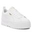 Puma Сникърси Puma Mayze Lth Jr 384527 Puma White/Puma Team Gold