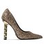 Kat Maconie Pantofi cu toc subțire Kat Maconie Lydia Gold Glitter