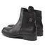 Tommy Hilfiger Ghete Jodhpur Tommy Hilfiger Th Leather Flat Boot FW0FW06749 Black BDS