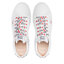 Geox Sneakers Geox J Kathe G. F J25EUF-00085 C0050 S White/Red