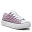 Tommy Hilfiger Scarpe da ginnastica Tommy Hilfiger Low Cut Lace-Up Sneaker T3A9-32289-0753 White/Bordeaux X665