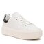 Calvin Klein Сникърси Calvin Klein Squared Flatform Cupsole Lace Up HW0HW01775 White/Black 0K8