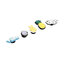 Crocs Διακόσμηση παπουτσιών Crocs 10008653 Spring Break Vibes 5-PACK Mix