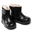 Geox Kozačky Geox B Kaytan G. C B1651C 08522 C9999 Black