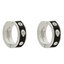 Kurt Geiger Cercei Kurt Geiger Enamel Eagle Hoops 8838205429 Black/Comb
