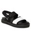 Calvin Klein Jeans Sandalen Calvin Klein Jeans Sandal Doublebar Hardware YM0YM00643 White/Black YBH