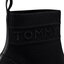 Tommy Hilfiger Botine Tommy Hilfiger Tommy Knit Kitten Heel Boot FW0FW04973 Black BDS