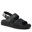 Calvin Klein Sandalen Calvin Klein Back Strap Sandal Mono Jq HM0HM00970 Black Mono Jacquard 0GK